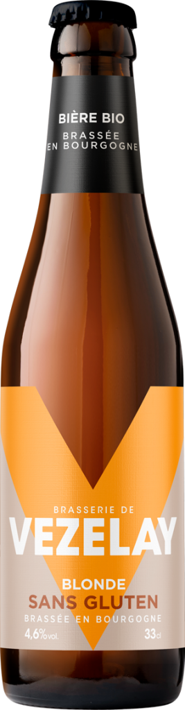 Bouteille de bière Brasserie de Vézelay 33CL Sans Gluten